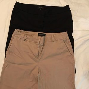 Talbots perfect Bermuda shorts size 10-tan+black